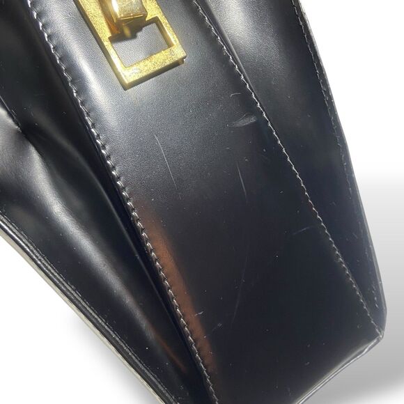 VERA PELLE Calja Equestrian Embossed Leather Shoulder Bag Purse Handmade Italy - Picture 14 of 16